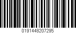 Código de barras (EAN, GTIN, SKU, ISBN): '0191448207295'