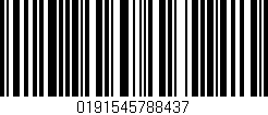 Código de barras (EAN, GTIN, SKU, ISBN): '0191545788437'