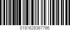 Código de barras (EAN, GTIN, SKU, ISBN): '0191628387786'