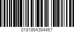 Código de barras (EAN, GTIN, SKU, ISBN): '0191884394467'