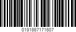 Código de barras (EAN, GTIN, SKU, ISBN): '0191887171607'