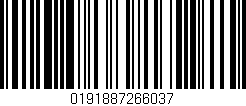 Código de barras (EAN, GTIN, SKU, ISBN): '0191887266037'