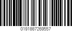 Código de barras (EAN, GTIN, SKU, ISBN): '0191887269557'