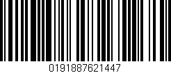 Código de barras (EAN, GTIN, SKU, ISBN): '0191887621447'