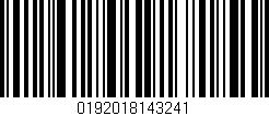 Código de barras (EAN, GTIN, SKU, ISBN): '0192018143241'
