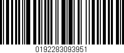 Código de barras (EAN, GTIN, SKU, ISBN): '0192283093951'
