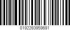 Código de barras (EAN, GTIN, SKU, ISBN): '0192283959691'