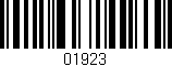 Código de barras (EAN, GTIN, SKU, ISBN): '01923'