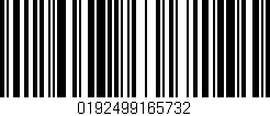 Código de barras (EAN, GTIN, SKU, ISBN): '0192499165732'