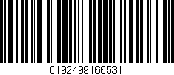Código de barras (EAN, GTIN, SKU, ISBN): '0192499166531'