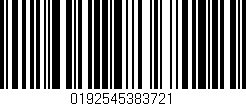 Código de barras (EAN, GTIN, SKU, ISBN): '0192545383721'