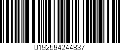 Código de barras (EAN, GTIN, SKU, ISBN): '0192594244837'