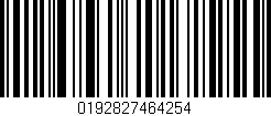 Código de barras (EAN, GTIN, SKU, ISBN): '0192827464254'