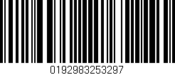 Código de barras (EAN, GTIN, SKU, ISBN): '0192983253297'