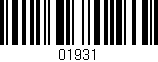 Código de barras (EAN, GTIN, SKU, ISBN): '01931'