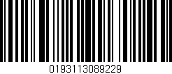 Código de barras (EAN, GTIN, SKU, ISBN): '0193113089229'