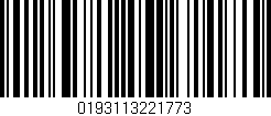 Código de barras (EAN, GTIN, SKU, ISBN): '0193113221773'