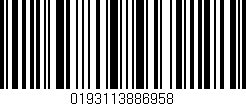 Código de barras (EAN, GTIN, SKU, ISBN): '0193113886958'