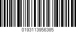 Código de barras (EAN, GTIN, SKU, ISBN): '0193113956385'