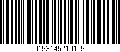 Código de barras (EAN, GTIN, SKU, ISBN): '0193145219199'