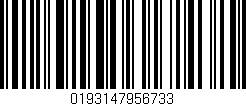 Código de barras (EAN, GTIN, SKU, ISBN): '0193147956733'