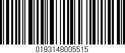 Código de barras (EAN, GTIN, SKU, ISBN): '0193148005515'