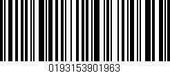 Código de barras (EAN, GTIN, SKU, ISBN): '0193153901963'