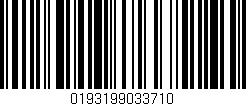 Código de barras (EAN, GTIN, SKU, ISBN): '0193199033710'