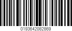 Código de barras (EAN, GTIN, SKU, ISBN): '0193642082869'