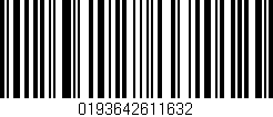 Código de barras (EAN, GTIN, SKU, ISBN): '0193642611632'