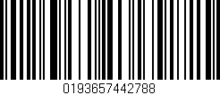 Código de barras (EAN, GTIN, SKU, ISBN): '0193657442788'