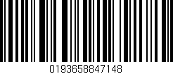 Código de barras (EAN, GTIN, SKU, ISBN): '0193658847148'
