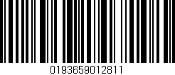 Código de barras (EAN, GTIN, SKU, ISBN): '0193659012811'