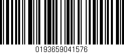 Código de barras (EAN, GTIN, SKU, ISBN): '0193659041576'
