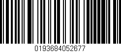 Código de barras (EAN, GTIN, SKU, ISBN): '0193684052677'