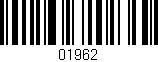 Código de barras (EAN, GTIN, SKU, ISBN): '01962'