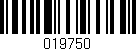 Código de barras (EAN, GTIN, SKU, ISBN): '019750'