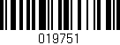 Código de barras (EAN, GTIN, SKU, ISBN): '019751'