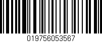 Código de barras (EAN, GTIN, SKU, ISBN): '019756053567'