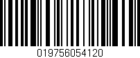 Código de barras (EAN, GTIN, SKU, ISBN): '019756054120'