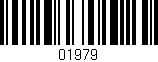 Código de barras (EAN, GTIN, SKU, ISBN): '01979'