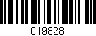 Código de barras (EAN, GTIN, SKU, ISBN): '019828'