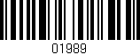 Código de barras (EAN, GTIN, SKU, ISBN): '01989'