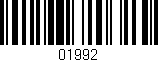 Código de barras (EAN, GTIN, SKU, ISBN): '01992'