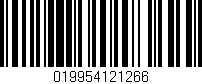 Código de barras (EAN, GTIN, SKU, ISBN): '019954121266'