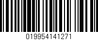 Código de barras (EAN, GTIN, SKU, ISBN): '019954141271'
