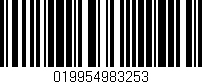 Código de barras (EAN, GTIN, SKU, ISBN): '019954983253'