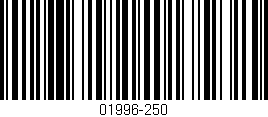Código de barras (EAN, GTIN, SKU, ISBN): '01996-250'
