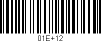Código de barras (EAN, GTIN, SKU, ISBN): '01E+12'
