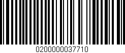 Código de barras (EAN, GTIN, SKU, ISBN): '0200000037710'